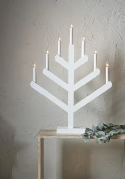 VINGA Ljusstake 7L 62cm Vit