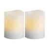 WAVE LED-Blockljus 2-pack 6cm Vit
