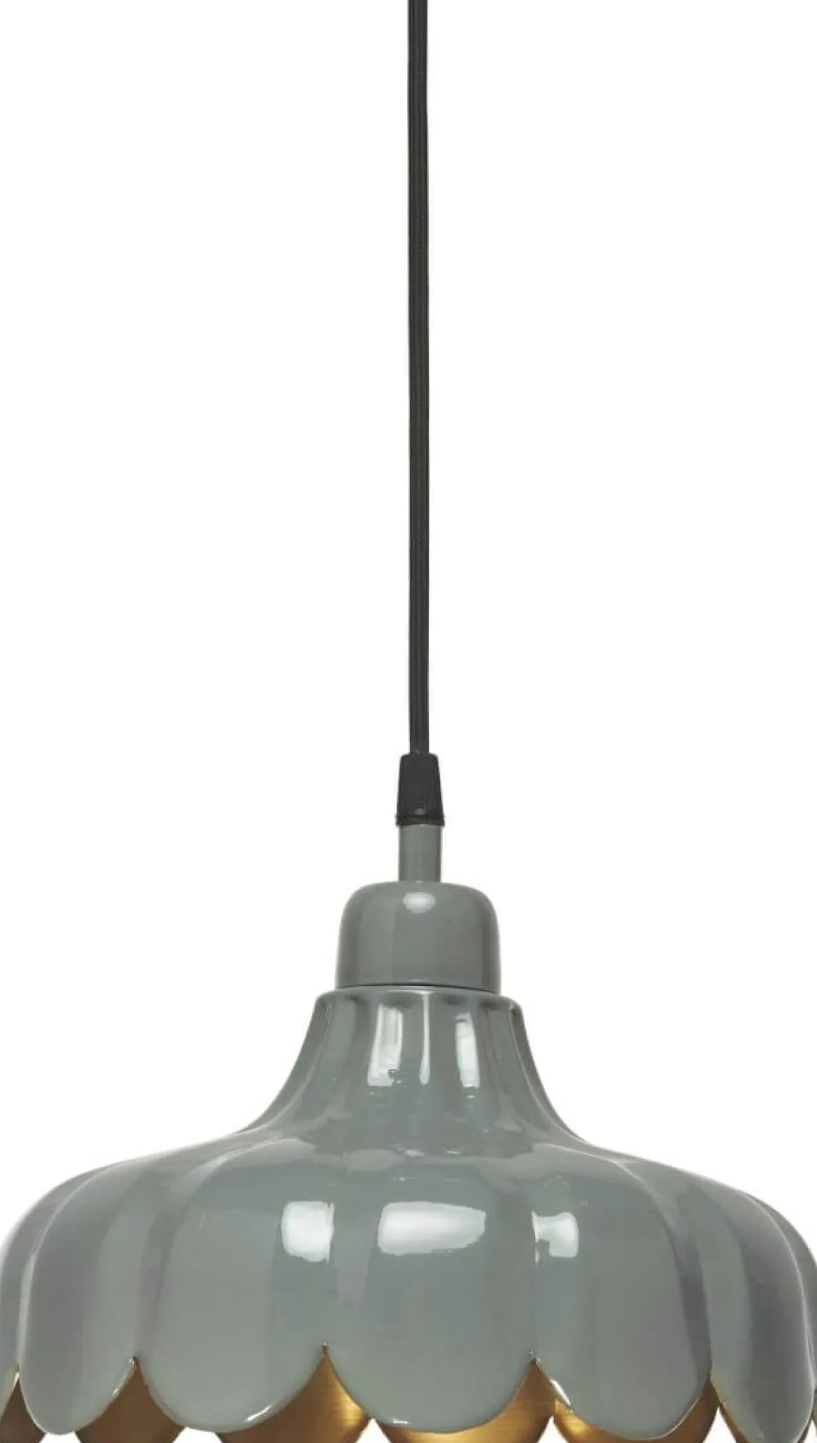 WELLS Tak/Fönsterlampa 24cm Grön/Guld