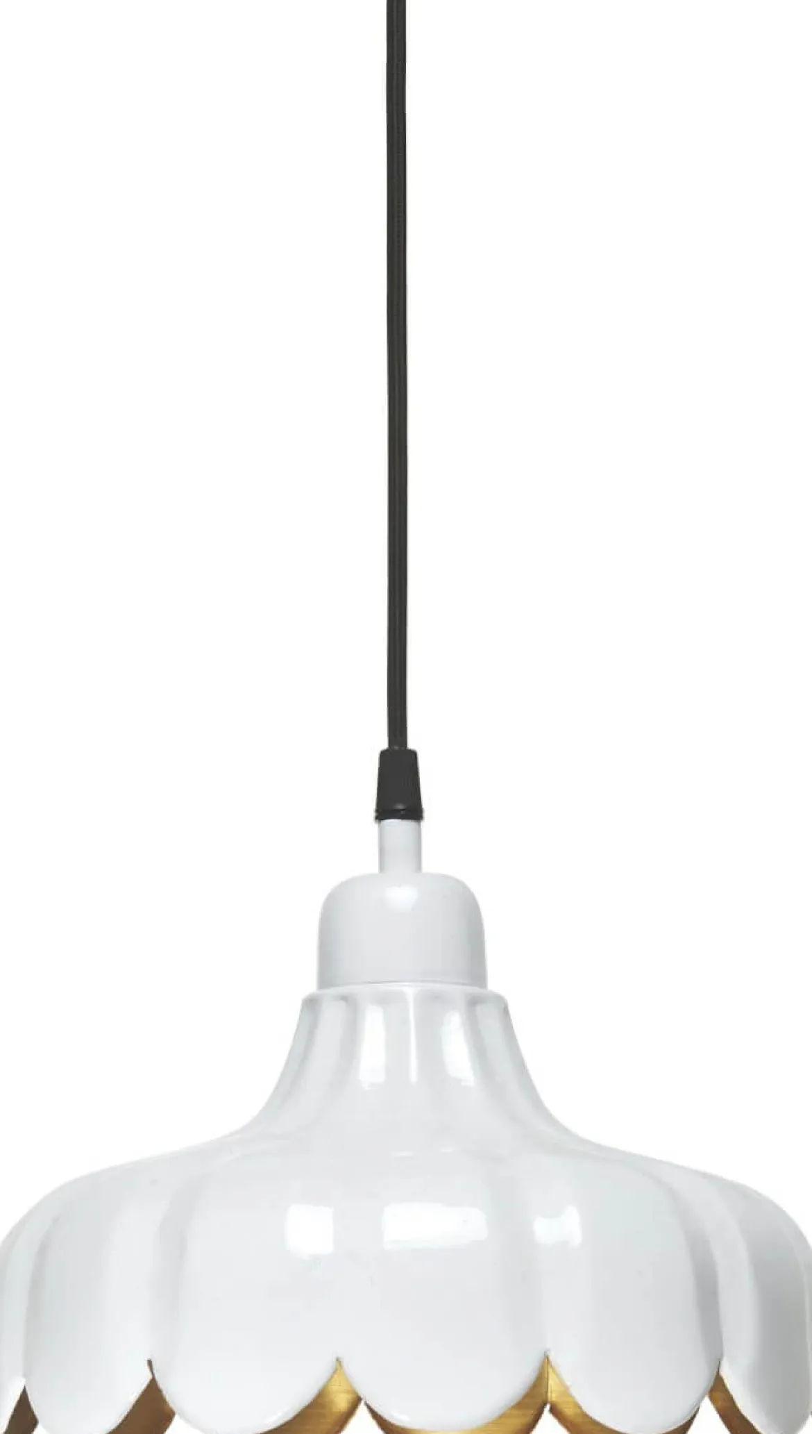 WELLS Tak/Fönsterlampa 24cm Vit/Guld