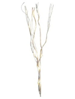 WILLOW DEWDROP Dekorationskvist 8cm 24LED Natur