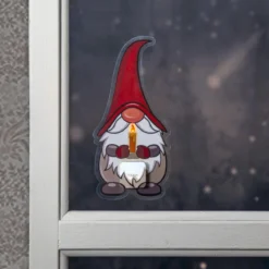 WINDO Inomhusdekoration Tomte Batteri 24cm Flerfärgad