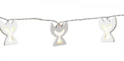 WOODWORKS ÄNGLAR Ljusslinga 135cm Vit