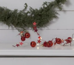 X-MAS Ljusslinga 90cm Röd