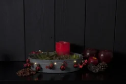 X-MAS Ljusslinga 90cm Röd
