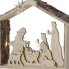 YULETIDE Ljusstake Batteri 5L 26,5cm Natur