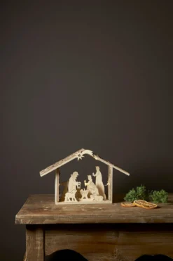 YULETIDE Ljusstake Batteri 5L 26,5cm Natur
