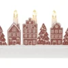 YULETIDE Ljusstake Batteri 5L 28cm Brun