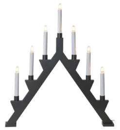 ZACK Träljusstake 7L 53cm Mist Grå